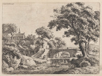 KG 04610
<br/>
De twee bruggen
<br/>
<em>Waterloo, Anthonie, (1609-1690)</em>